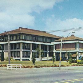 Upper Hutt Civic Centre Postcard; ca. early 1970s