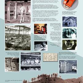 Upper Hutt: City of Industry Exhibition; STC/ Alcatel Panel; 2024