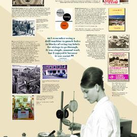 Upper Hutt: City of Industry Exhibition; Upper Hutt Factories Panel 3; 2024