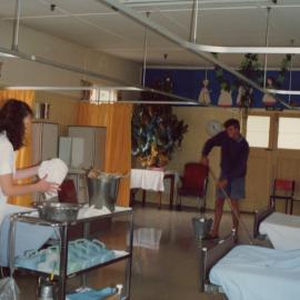 Silverstream Hospital; Cleaning a Ward; 1988
