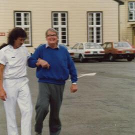 Silverstream Hospital; Orderly and Patient; 1988