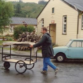 Silverstream Hospital; Orderly in Carpark; 1988