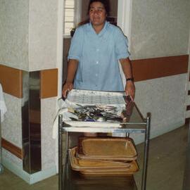 Silverstream Hospital; Preparing for a Meal; 1988
