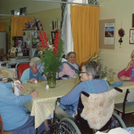 Silverstream Hospital; Patients Seated at Table; 1988
