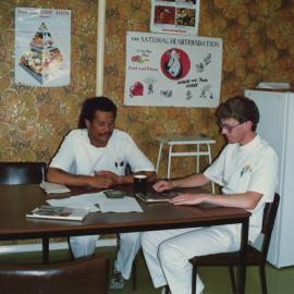Silverstream Hospital; Orderlies in the Dining Room; 1988