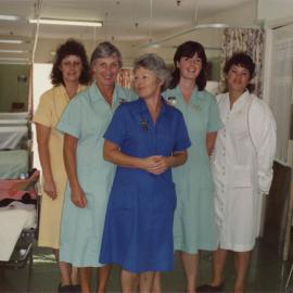 Silverstream Hospital; Medical Staff in Ward; ca. 1989