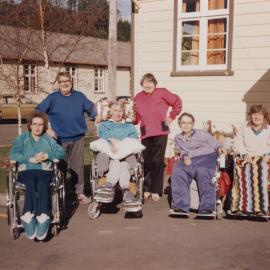 Silverstream Hospital; Patients Outside; ca. 1988