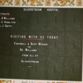 Silverstream Hospital; Bulletin Board; 1989
