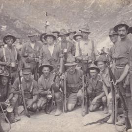 Soldiers Marching Over the Rimutakas; ca. 1915-1918