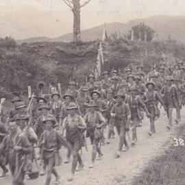 Soldiers Marching Over the Rimutakas; ca. 1915-1918