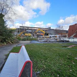 Upper Hutt Courthouse Demolition; July 2025