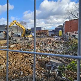 Upper Hutt Courthouse Demolition; July 2025