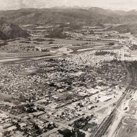 Aerial of Upper Hutt CBD; October 1969