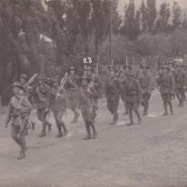 Soldiers Marching Over the Rimutakas; ca. 1915-1918