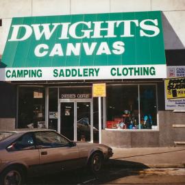 Dwights Outdoors; Dwights Canvas Storefront; no date