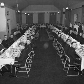 Assistant Instructors Gunnery; reunion dinner, sergeants' mess, Larkhill, England. (?)