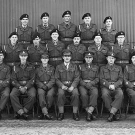 Army group; artillerymen; highest ranked, a first and a second lieutenant.