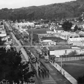 Funeral procession for Mayor Peter Robertson, 16 May 1939.
