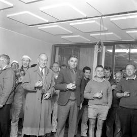 City Council administration building; topping off.