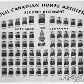 Royal Canadian Horse Artillery Second Regiment senior NCOs. [P4-144-1992]