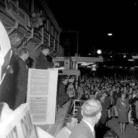 Christmas Carnival 1968; Finale; Roy Wale at Microphone