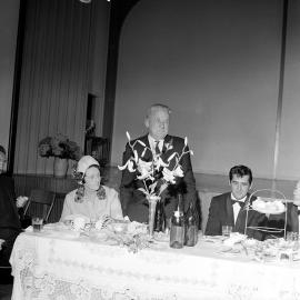 Wedding; Rodney 'Boyd' Jones, Janice Marie Good  7; Mr and Mrs Jones, Ron Veale, Brian Pearce. [P1-4193-6583]