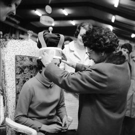 Hazelwoods Bride of the Year crowned by Doris Nicholson. [P1-4864-7254]