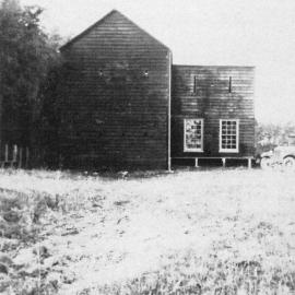 Blockhouse; early picture; a defensive post erected in 1860. [P1-56-652]