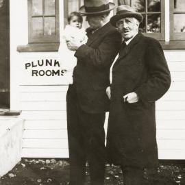 Plunket rooms opened by founder Sir Truby King; with Dr F W Kemp.