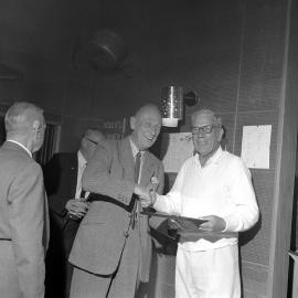 RSA Long Service Certificate presented by Mayor George Thomas.