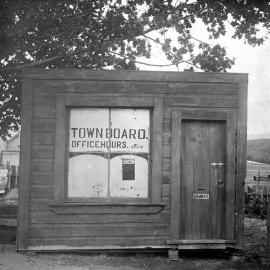 Upper Hutt Town Board office; corner of Main and Russell streets