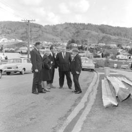 Wahine storm damage, Dowling Grove; roofing blown off.
