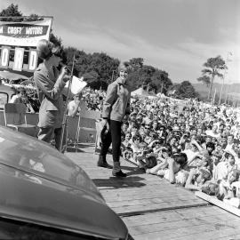 A & P show; Tom Croft Motors beauty pageant; entrant and compere.