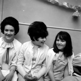Carol Ross 21st; Judy Bond and sisters; 1965