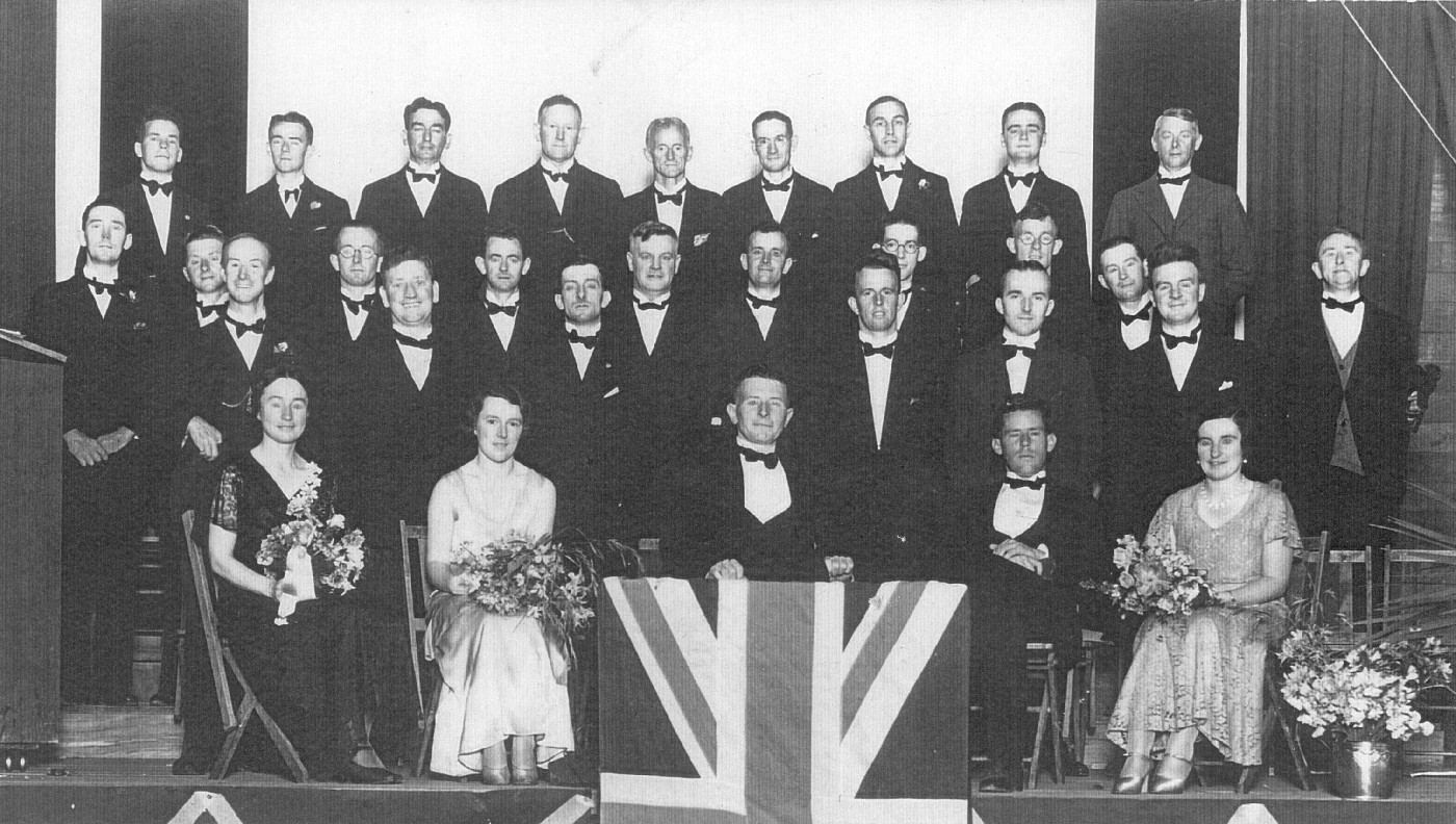 The first concert, December 1933