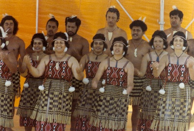 Māwai Hakona performing at the Gisborne competitions, 1977