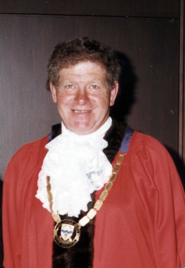 Rex Kirton at a December 1994 reception