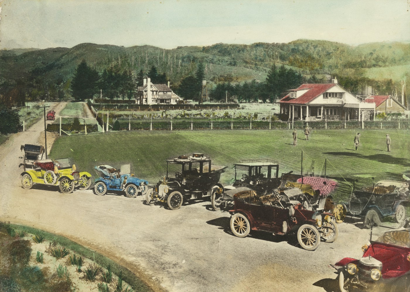 Golf course and car park, 1911